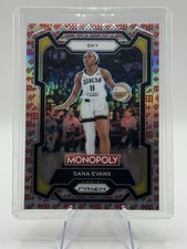 🎲 2024 WNBA Panini Prizm Monopoly DICE Prizm #55 - Dana Evans SP RARE!