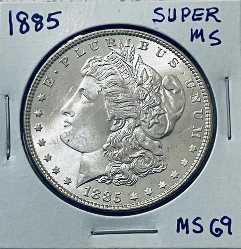 1885 morgan silver dollar GEM BU Loaded With Mint Frosting Reasonably Priced