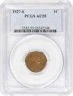 1927-S Lincoln Cent AU55 PCGS
