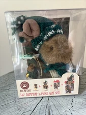 Boyds' Lil" Sumptin" 3-Piece Gift Set, Ornament, MOOSE, Gift Bag New 2006