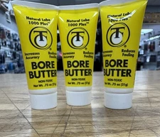 Thompson Center Bore Butter Natural Lube 1000 Plus Lot Of 3 .75oz Sample Size