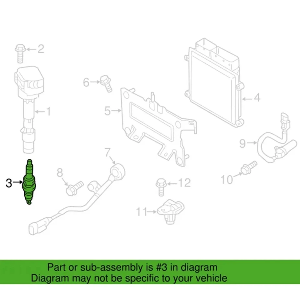 ⭐GENUÍNO⭐ Vela de ignição 4 peças para 17-24 Elantra Kona Veloster Forte Seltos Soul 2.0L - Imagem 3 de 4