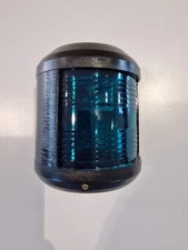 Aqua Signal Starboard Navigation Light (Green Lens) 25W/12v plastic case. NEW