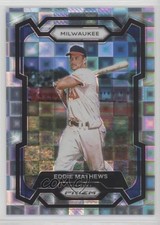 2024 Panini Prizm Premium Box Set Prizm /199 Eddie Mathews #57 HOF 1hc0