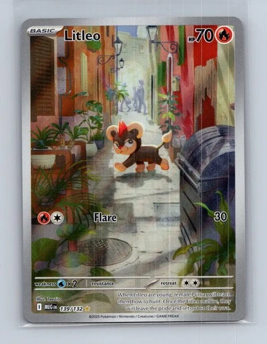 Litleo 139/132 Holo MEG -PKMN TCG- LP