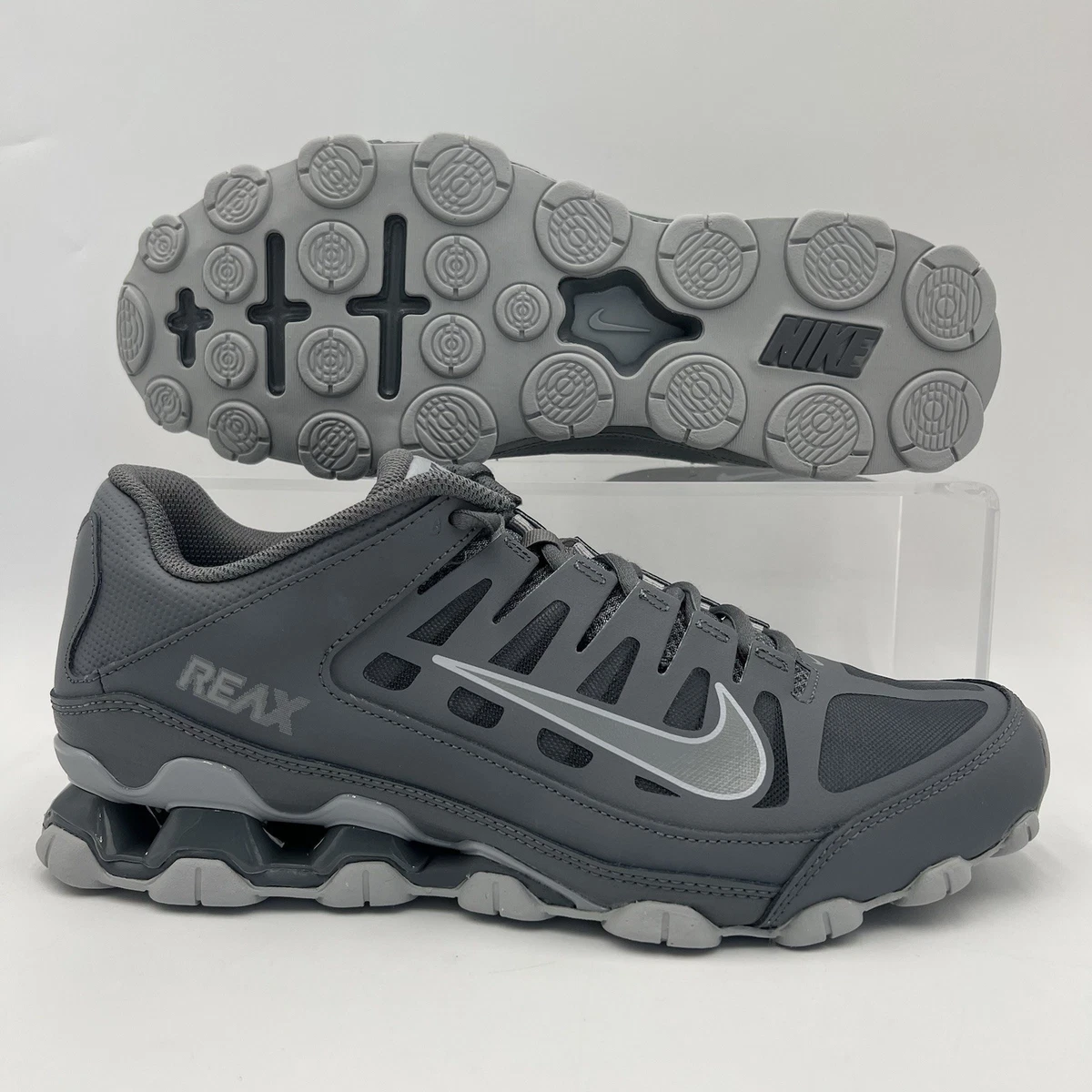 Nike Mens Reax 8 Size 10.5 Cool Gray Mens Cross Training Shoes Mesh Nike Reax 8 TR Mesh Cool Grey | eBay main image 3