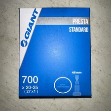 New Giant 700 X 20-25 48mm Presta Valve Standard Bicycle Bike Tube 27x1 