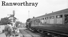 Orig Negative Wansford Signal Box 1928 Loco Nene Valley Railway NVR 1977 #5595