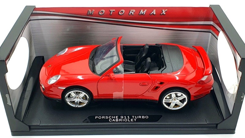 MotorMax 1/18 Scale Diecast 73183 - Porsche 911 Turbo Cabriolet