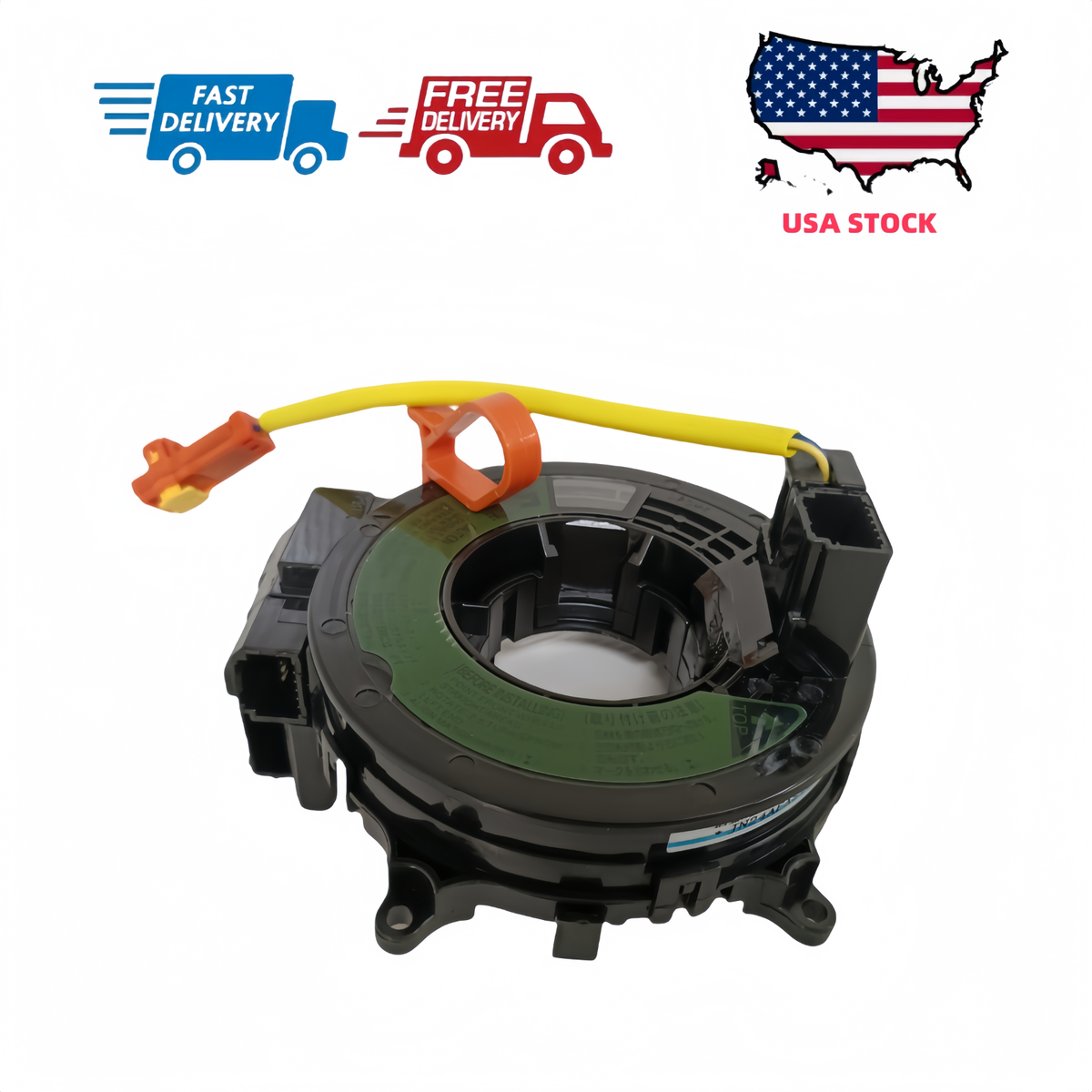 1x Air Bag Spiral Cable Clock Spring 84306-60090 for Toyota Land