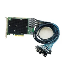 LSI 9300-16I 12Gbps HBA IT Mode ZFS FreeNAS unRAID + 4*SFF-8643 4*SATA Cable US