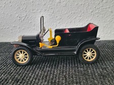 Vintage 1917 Ford Black Tin Litho Friction Car Made in Japan