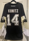Pittsburgh Penguins Signed Chris Kunitz XL Reebok Vintage Hockey Jersey COA NEW