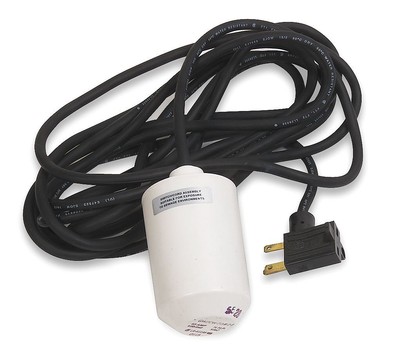Float Switch NC, 115V, 16AWG Wire, 20 Foot