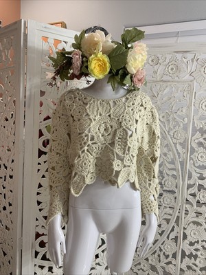 zara crochet sweater