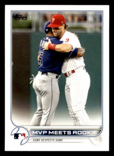 2022 Topps MVP Meets Rookie CC, CL Wander Franco/Bryce Harper    #367