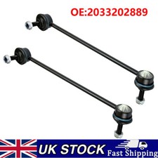 FRONT ANTI ROLL BAR DROP LINKS PAIR For MERCEDES C CLASS W203 S203 CL203 CLC NEW
