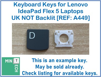 Tastatur Ersatz Tasten für Lenovo IdeaPad Flex 5 Laptops UK NICHT Hintergrundbeleuchtung