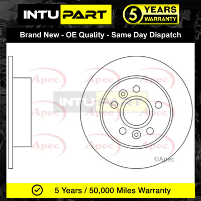 Fits Renault Espace Avantime 2.0 2.2 D dCi TD 3.0 IntuPart Rear 1x Brake Disc