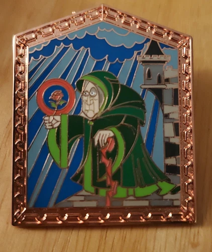 Disney Pin Begger Enchantress Beauty & The Beast Windows of Love Mystery Pin 