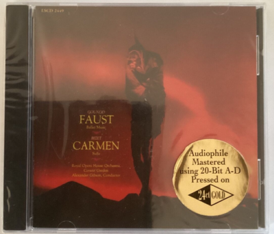 Gounod Faust CD Bizet Carmen, Gibson, Classic Records 24K Gold