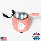 Electric Chocolate Melting Pot Gift Set Mini Fondue Pot Set Candy Making or F