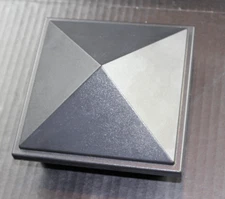 TREX  DECK TRANSCEND BLACK 4 X 4 PYRAMID POST SLEEVE CAP 4.5 x 4.5  PBKPYCAP4X4