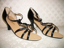 Latin Dance Shoes Capezio Sandal Scorpion BR27S 3" NIB