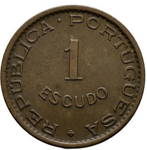 *GUTSE* PORTUGAL, MOZAMBIQUE 1 ESCUDO 1957, EBC. - Picture 3 of 3