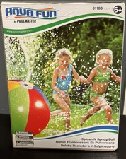 Poolmaster Splash and Spray Water Sprinkler Ball Toy Swimming Pool Toys Outdoor