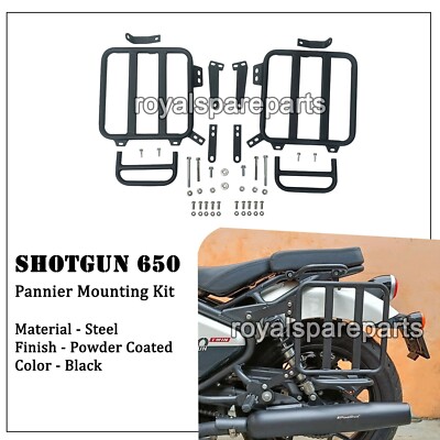 Fit For Royal Enfield Shotgun 650 Saddle Stays Pannier Railings