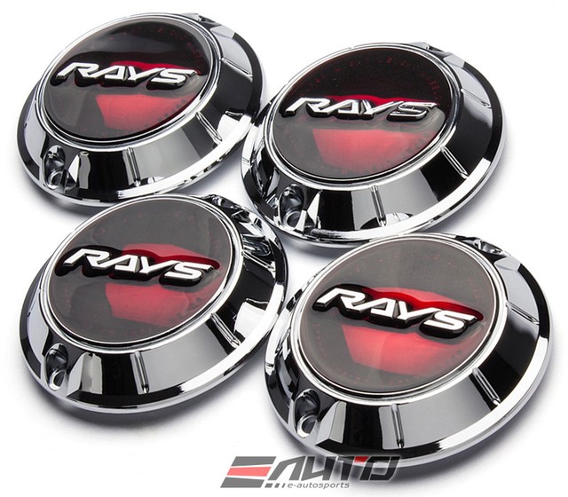 4x Rays Center Cap 57Transcend 57C6 57Xtreme 57Ultimate 57Gainer