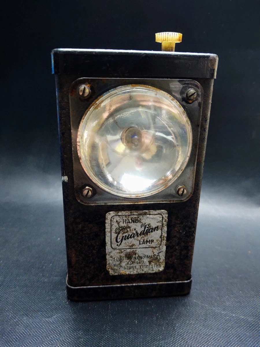 Old Vintage Police Lamp Torch Belt Handheld Collectable