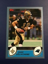 2003 Topps # 270 JAKE DELHOMME Carolina Panthers Saints Browns Sharp LOOK ! 