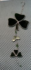 shamrock sun catcher stain glass 3 leaf clover