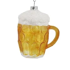 Glass Truck with Tree ornament