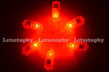 48 LED Red Balloon Paper Lantern Light Wedding Christmas Party Floral Decoration