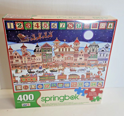 SPRINGBOK To All A Good Night 400 Pc Puzzle 2016 Sealed New USA