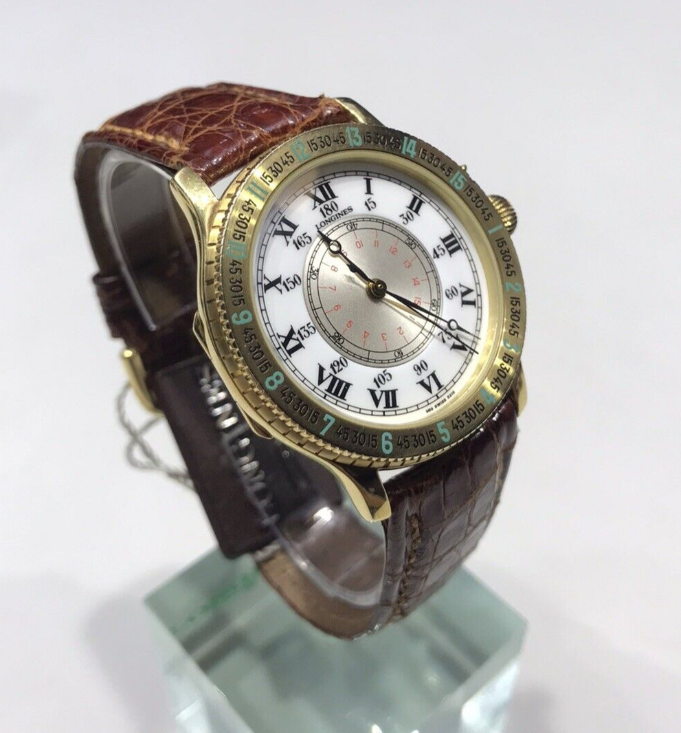 LONGINES Lindbergh Hour Angle Gold 18K Ref. 989.5216