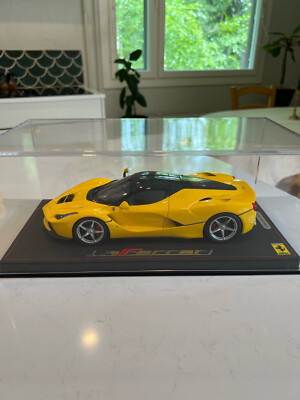 BBR 1/18 Ferrari Laferrari Giallo Modena Diecast Open Ltd 120 PCs BBR182220DIE