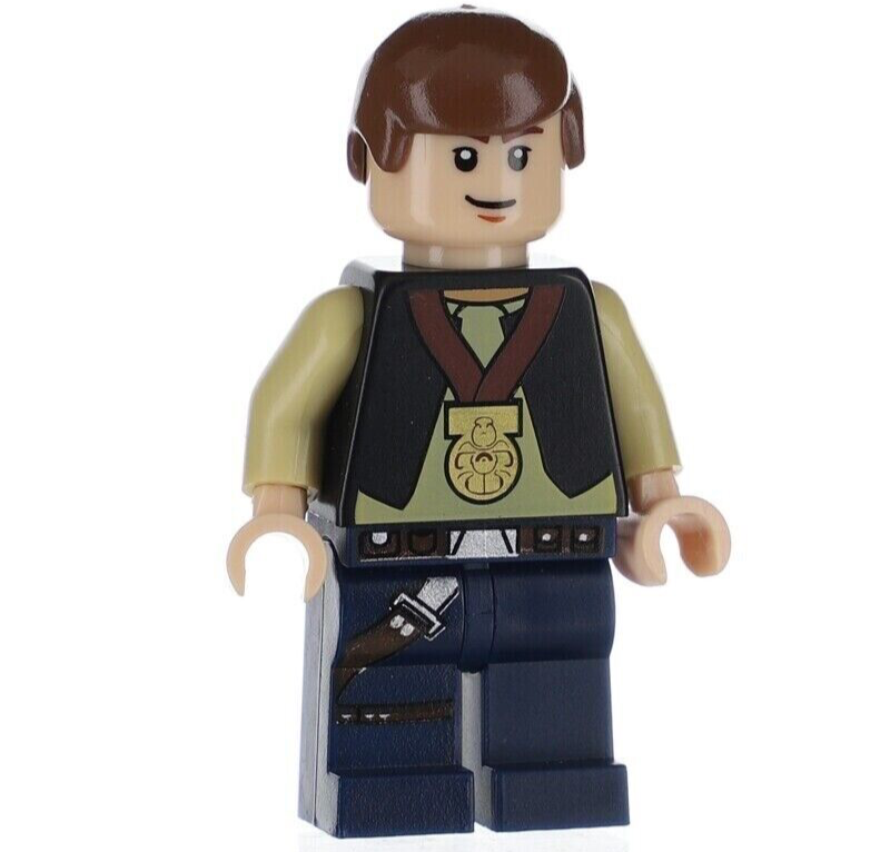 Lego Star Wars Han Solo Minifigure with Medal Celebration Book Minifig NEW