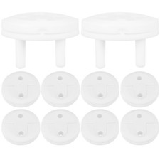  10 Pcs Child Safety Plug Socket Covers Outlet Protectors for Babies