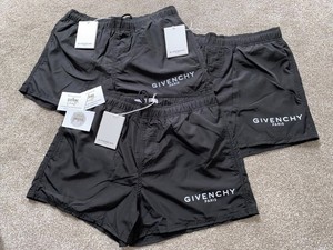 black givenchy swim shorts