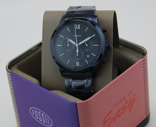 NEW AUTHENTIC FOSSIL NEUTRA CHRONOGRAPH 