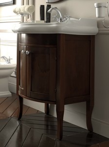 Waschbecken Retro 73 cm mit Unterschrank Waschtisch Nostalgie Vintage