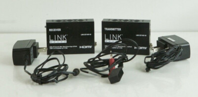 Link Brand EXT-HD1-IR Transmitter/ Receiver With IR & PSU j217 