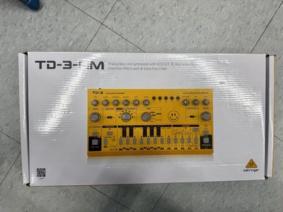 Behringer TD3AM Analog Bass Line Synthesizer - Yellow for sale