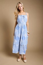 Dorothy Perkins Blue Maxi Dress Womens Daywear Dresses