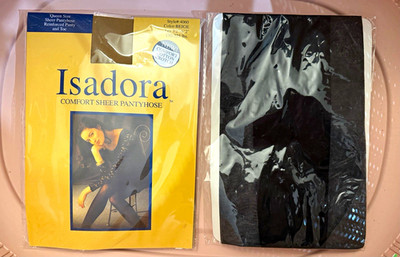 IsaDora Comfort Sheer Beige Pantyhose M Plus 15 Denier Reinforced Toe 4060