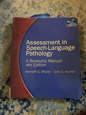 Assessment in Speech-Language Pathology 4th Edition